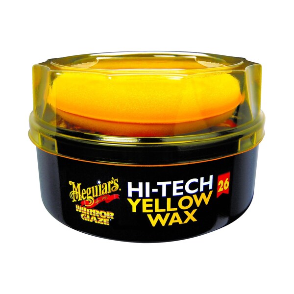 Yellow Carnauba Wax Blended With Silicones/ Polymers and Other Waxes, Paste, 11 Ounce